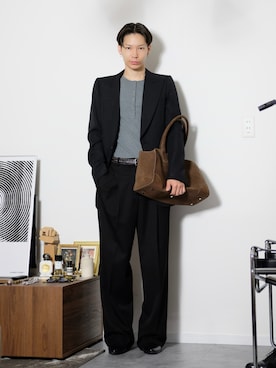 「アイテム（その他トップス）」を使った、Tsuguya/KwonSayaさん（メンズ・175cm）の秋コーディネート