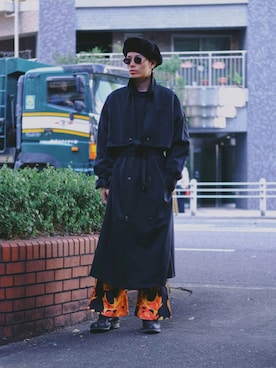 「GIORGIO ARMANI（ジョルジオアルマーニ）のアイテム」を使った、Tsuguya/KwonSayaさん（メンズ・174cm）の秋コーディネート