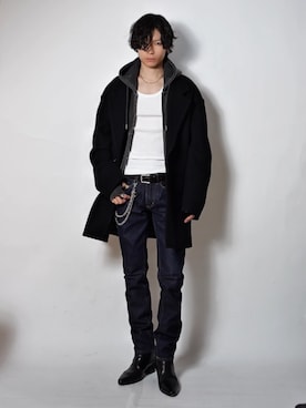 「COS（コス）のアイテム」を使った、Tsuguya/KwonSayaさん（メンズ・176cm）の冬コーディネート