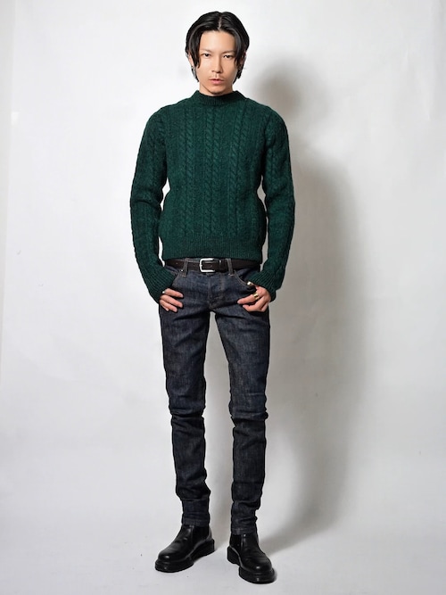 「Dr. Martens(ドクターマーチン)のDr. Martens/ドクターマーチン 2976 MONO チェルシー ブーツ 25685001(ブーツ)」を使った、Tsuguya/KwonSayaさん(メンズ・176cm)の夏コーディネート
