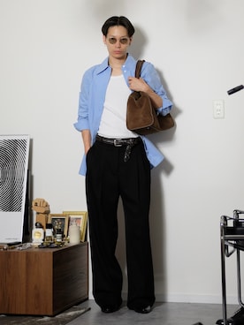 「アイテム（その他トップス）」を使った、Tsuguya/KwonSayaさん（メンズ・175cm）の秋コーディネート