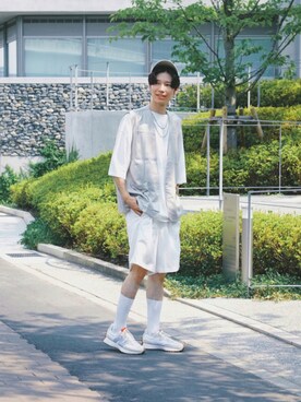 「WEGO（ウィゴー）のアイテム（アクセサリー）」を使った、Tsuguya/KwonSayaさん（メンズ・174cm）の夏コーディネート