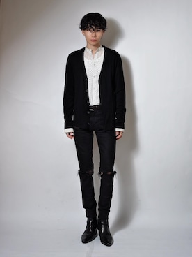 「アイテム（キャミソール）」を使った、Tsuguya/KwonSayaさん（メンズ・175cm）の冬コーディネート