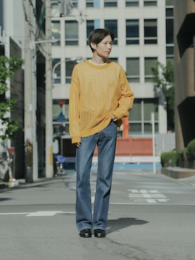 「EDWIN（エドウィン）のアイテム」を使った、Tsuguya/KwonSayaさん（メンズ・175cm）の夏コーディネート