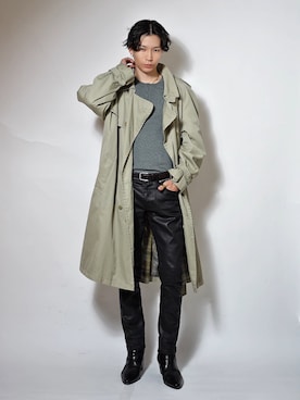 「アイテム（その他トップス）」を使った、Tsuguya/KwonSayaさん（メンズ・175cm）の冬コーディネート