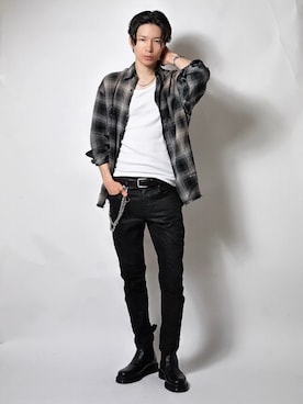 Tsuguya/KwonSayaさん(メンズ・176cm)の夏コーディネート