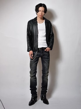 Tsuguya/KwonSayaさん（メンズ・175cm）の冬コーディネート