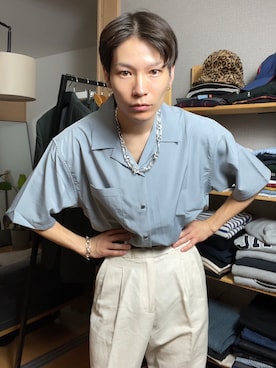 「STARTING OVER」｜「アイテム（その他）」を使った、Tsuguya/KwonSayaさん（メンズ・175cm）の夏コーディネート