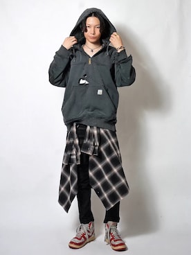 「PHILIPPE AUDIBERT（フィリップ オーディベール）のアイテム」を使った、Tsuguya/KwonSayaさん（メンズ・176cm）の秋コーディネート