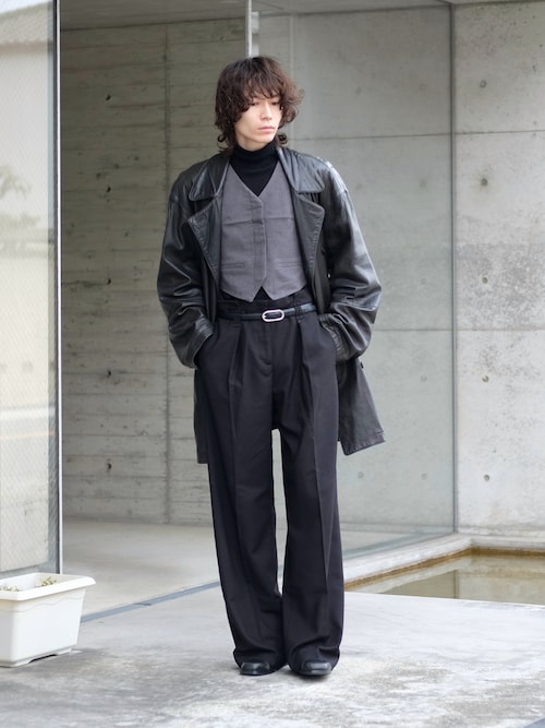 ベスト ウール混 セットアップ RASW あすつく 比翼仕立て ジレ レディース RASW ベスト ジレ 「RASW」ウールミックスベスト レディース