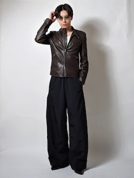「Y-3(ワイスリー)のアイテム」を使った、Tsuguya/KwonSayaさん(メンズ・176cm)の春コーディネート