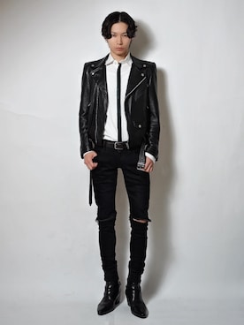 Tsuguya/KwonSayaさん(メンズ・175cm)の冬コーディネート