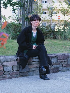 「WEGO（ウィゴー）のアイテム（ジャケット/アウター）」を使った、Tsuguya/KwonSayaさん（メンズ・174cm）の秋コーディネート