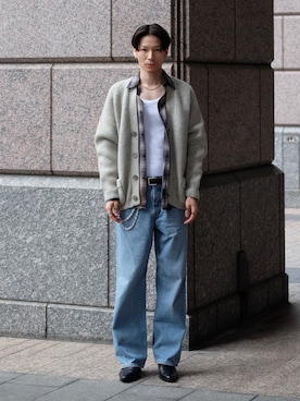 「アイテム（キャミソール）」を使った、Tsuguya/KwonSayaさん（メンズ・175cm）の秋コーディネート