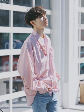 ピンク系のアイテムを使った 韓国ファッション のメンズ人気ファッションコーディネート Wear ピンク系のアイテムを使った 韓国ファッション のメンズ人気ファッションコーディネート Wear