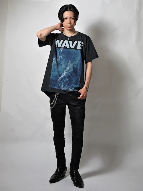 JUN/NAKAYAMA（ジュンナカヤマ） tシャツ WAVE T-SHIRTS メンズ