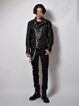 「soerte（ソエルテ）のアイテム」を使った、Tsuguya/KwonSayaさん（メンズ・176cm）の春コーディネート