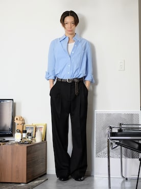 「アイテム（その他トップス）」を使った、Tsuguya/KwonSayaさん（メンズ・175cm）の夏コーディネート