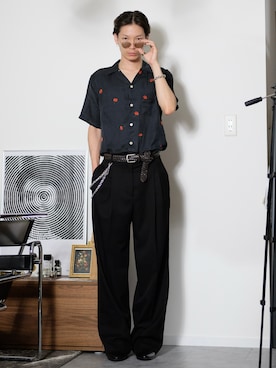「アイテム（ブーツ）」を使った、Tsuguya/KwonSayaさん（メンズ・175cm）の夏コーディネート