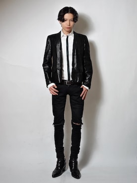 「Calvin Klein（カルバン・クライン）のアイテム」を使った、Tsuguya/KwonSayaさん（メンズ・175cm）の春コーディネート