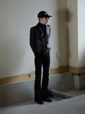 「JOHN LAWRENCE SULLIVAN（ジョンローレンスサリバン）のアイテム（ジャケット/アウター）」を使った、Tsuguya/KwonSayaさん（メンズ・175cm）の秋コーディネート