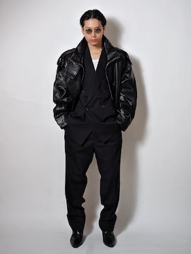 「アイテム（スーツセット）」を使った、Tsuguya/KwonSayaさん（メンズ・175cm）の秋コーディネート