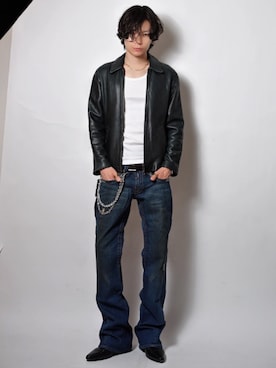 Tsuguya/KwonSayaさん（メンズ・176cm）の冬コーディネート