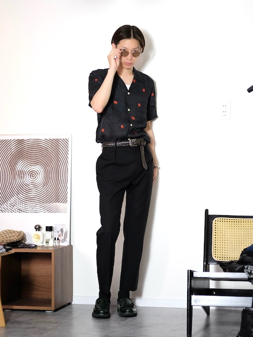 セール】POPPIES FLORAL PRINT SHORT SLEEVE SHIRT | POPPIES