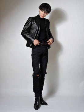 「CELINE（セリーヌ）のアイテム」を使った、Tsuguya/KwonSayaさん（メンズ・175cm）の春コーディネート