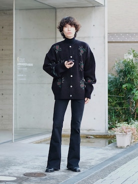 「ASCLO（エジュクロ）のアイテム」を使った、Tsuguya/KwonSayaさん（メンズ・175cm）の秋コーディネート