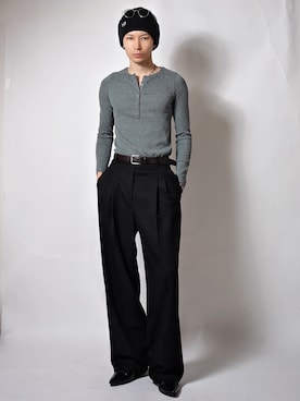 「Y-3(ワイスリー)のアイテム」を使った、Tsuguya/KwonSayaさん(メンズ・176cm)の春コーディネート