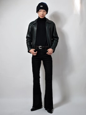 「Y-3(ワイスリー)のアイテム」を使った、Tsuguya/KwonSayaさん(メンズ・176cm)の春コーディネート