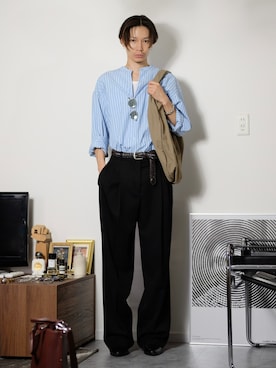 Tsuguya/KwonSayaさん（メンズ・175cm）の夏コーディネート