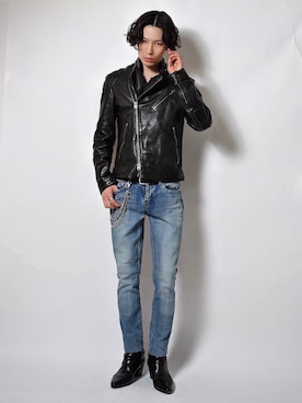 「CELINE（セリーヌ）のアイテム」を使った、Tsuguya/KwonSayaさん（メンズ・176cm）の春コーディネート