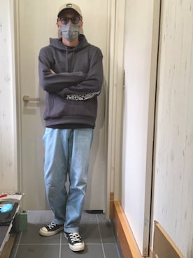 「アイテム（デニムパンツ）」を使った、craftman's  KJさん（メンズ・170cm・30代）の春コーディネート