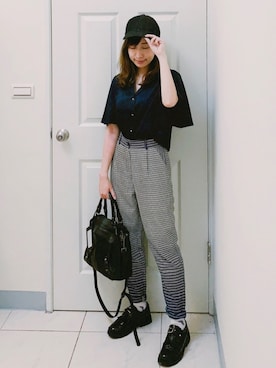 「ONCE UPON A TIME（ワンス　アポン　ア　タイム）のアイテム」を使った、Maureenさん（レディース・155cm）の夏コーディネート