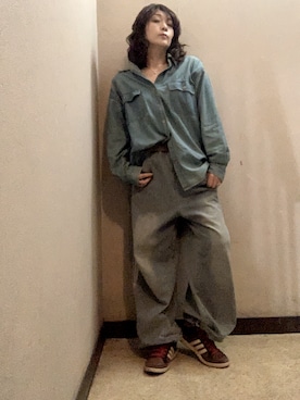 「Avail（アベイル）のアイテム（パンツ）」を使った、miya さん（レディース・156cm）の春コーディネート