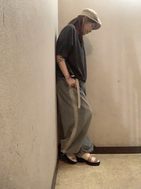 「RETRO GIRL（レトロガール）のアイテム」を使った、miya さん（レディース・156cm）の夏コーディネート