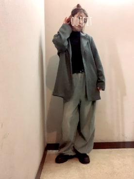 「Avail（アベイル）のアイテム」を使った、miya さん（レディース・156cm）の冬コーディネート