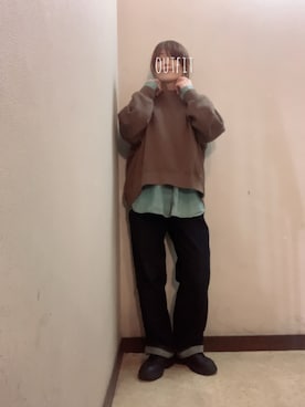 「アイテム（パンツ）」を使った、miya さん（レディース・156cm・50代）の秋コーディネート