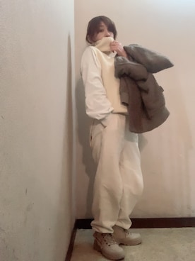 「アイテム（その他アウター）」を使った、miya さん（レディース・156cm）の秋コーディネート