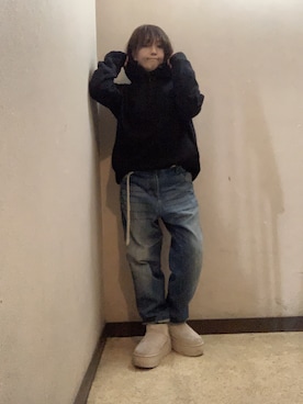 「GU（ジーユー）のアイテム（アクセサリー）」を使った、miya さん（レディース・156cm）の春コーディネート