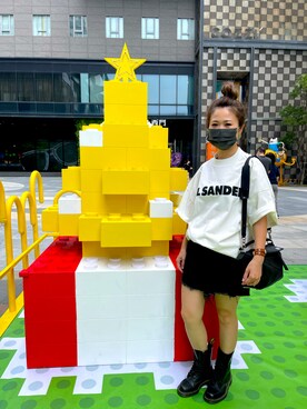 「JIL SANDER（ジルサンダー）のアイテム（トップス、ホワイト系）」を使った、Jessicaさん（レディース・153cm）の冬コーディネート
