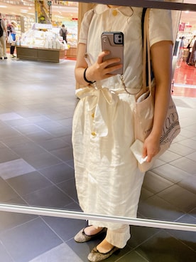 「JUNKO SHIMADA（ジュンコシマダ）のアイテム」を使った、EGIさん（レディース・158cm）の夏コーディネート