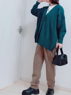 ハナコユキさん（レディース・158cm）の冬コーディネート