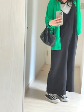 「talbyyumi」｜「アイテム（オールインワン・サロペット）」を使った、ハナコユキさん（レディース・158cm）の夏コーディネート