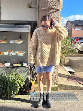 「mignon（ミニョン）のアイテム」を使った、mioさん（レディース・165cm）の冬コーディネート