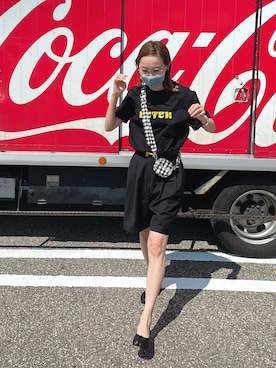 「FUTUR（フューチャー）のアイテム」を使った、mioさん（レディース・165cm）の夏コーディネート