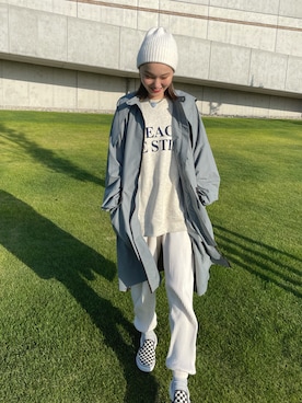 「BASERANGE（ベースレンジ）のアイテム」を使った、mioさん（レディース・165cm）の秋コーディネート