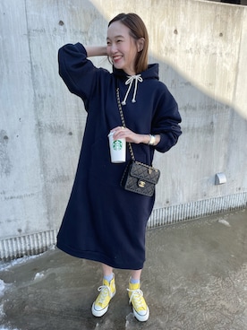 mioさんの「＜CONVERSE（コンバース）＞ALL STAR MADE IN JAPAN ハイカットスニーカー19SS」を使ったコーディネート